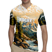 The Beauty of Rocky Mountains Rugby Jersey