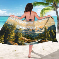 The Beauty of Rocky Mountains Sarong