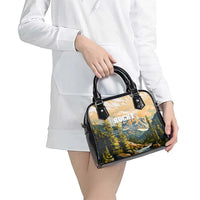 The Beauty of Rocky Mountains Shoulder Handbag