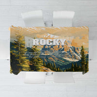 The Beauty of Rocky Mountains Tablecloth