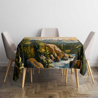 The Beauty of Rocky Mountains Tablecloth