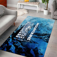 Rocky Mountains Area Rug Outdoor Adventure