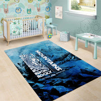 Rocky Mountains Area Rug Outdoor Adventure