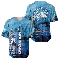 Rocky Mountains Baseball Jersey Outdoor Adventure