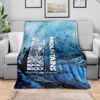 Rocky Mountains Blanket Outdoor Adventure