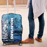 Rocky Mountains Luggage Cover Outdoor Adventure