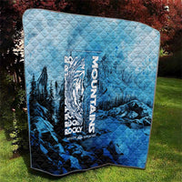 Rocky Mountains Quilt Outdoor Adventure