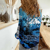 Rocky Mountains Women Casual Shirt Outdoor Adventure