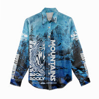 Rocky Mountains Women Casual Shirt Outdoor Adventure