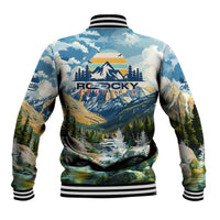 Wilderness of Rocky Mountains Baseball Jacket