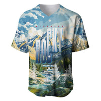 Wilderness of Rocky Mountains Baseball Jersey