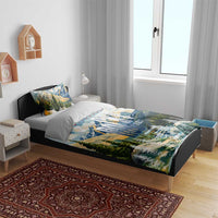 Wilderness of Rocky Mountains Bedding Set