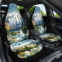 Wilderness of Rocky Mountains Car Seat Cover