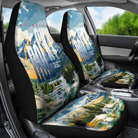 Wilderness of Rocky Mountains Car Seat Cover