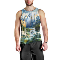 Wilderness of Rocky Mountains Men Tank Top