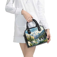 Wilderness of Rocky Mountains Shoulder Handbag