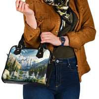 Wilderness of Rocky Mountains Shoulder Handbag
