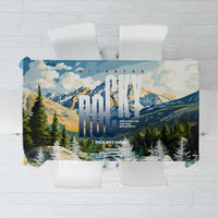 Wilderness of Rocky Mountains Tablecloth
