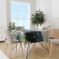 Wilderness of Rocky Mountains Tablecloth