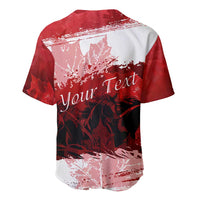 Personalized Canadian Horse Baseball Jersey Canada Maple Leaf
