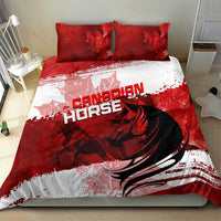 Canadian Horse Bedding Set Canada Maple Leaf