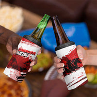 Canadian Horse 4 in 1 Can Cooler Tumbler Canada Maple Leaf