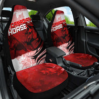 Canadian Horse Car Seat Cover Canada Maple Leaf