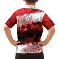 Personalized Canadian Horse Family Matching Off Shoulder Maxi Dress and Hawaiian Shirt Canada Maple Leaf