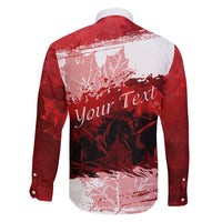 Personalized Canadian Horse Family Matching Puletasi and Hawaiian Shirt Canada Maple Leaf