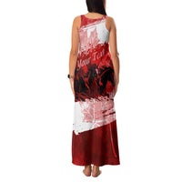 Personalized Canadian Horse Family Matching Tank Maxi Dress and Hawaiian Shirt Canada Maple Leaf