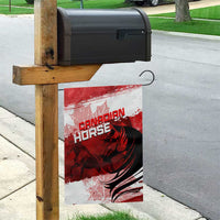 Canadian Horse Garden Flag Canada Maple Leaf