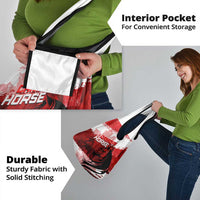 Canadian Horse Grocery Bag Canada Maple Leaf