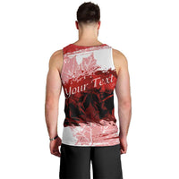 Personalized Canadian Horse Men Tank Top Canada Maple Leaf