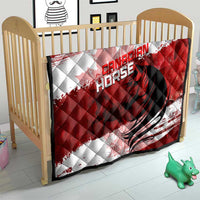 Canadian Horse Quilt Canada Maple Leaf