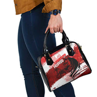Canadian Horse Shoulder Handbag Canada Maple Leaf