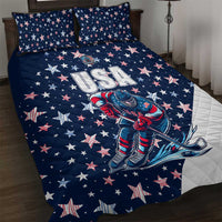 USA Hockey Quilt Bed Set Summer Paris 2024 - Wonder Print Shop