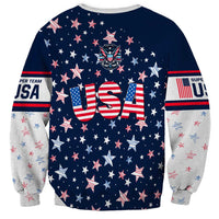 USA Hockey Sweatshirt Summer Paris 2024 - Wonder Print Shop