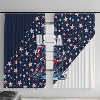 USA Hockey Window Curtain Summer Paris 2024 - Wonder Print Shop