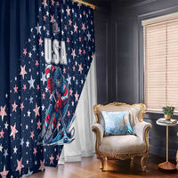USA Hockey Window Curtain Summer Paris 2024 - Wonder Print Shop