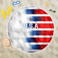 USA Soccer Beach Blanket Summer Paris 2024 - Wonder Print Shop