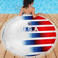 USA Soccer Beach Blanket Summer Paris 2024 - Wonder Print Shop
