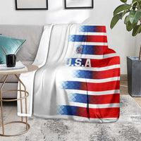 USA Soccer Blanket Summer Paris 2024