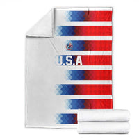 USA Soccer Blanket Summer Paris 2024