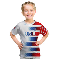 USA Soccer Kid T Shirt Summer Paris 2024 - Wonder Print Shop