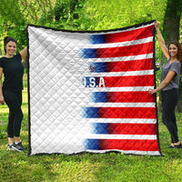 USA Soccer Quilt Summer Paris 2024 - Wonder Print Shop
