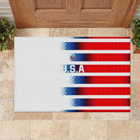 USA Soccer Rubber Doormat Summer Paris 2024 - Wonder Print Shop