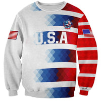 USA Soccer Sweatshirt Summer Paris 2024 - Wonder Print Shop