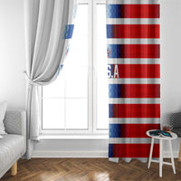 USA Soccer Window Curtain Summer Paris 2024 - Wonder Print Shop