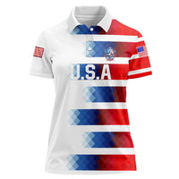 USA Soccer Women Polo Shirt Summer Paris 2024 - Wonder Print Shop