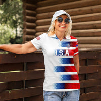 USA Soccer Women Polo Shirt Summer Paris 2024 - Wonder Print Shop